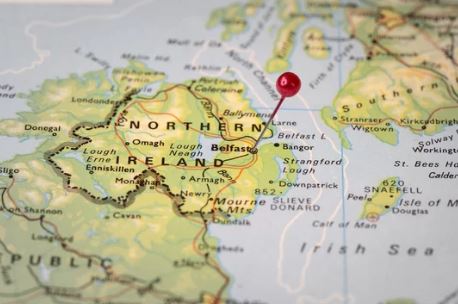 Belfast location on map
