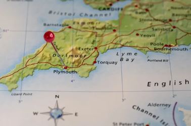 Plymouth location on map